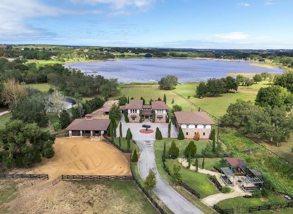Tuscan-Style, 7 Acre Equestrian Estate Home for Sale in Clermont, FL